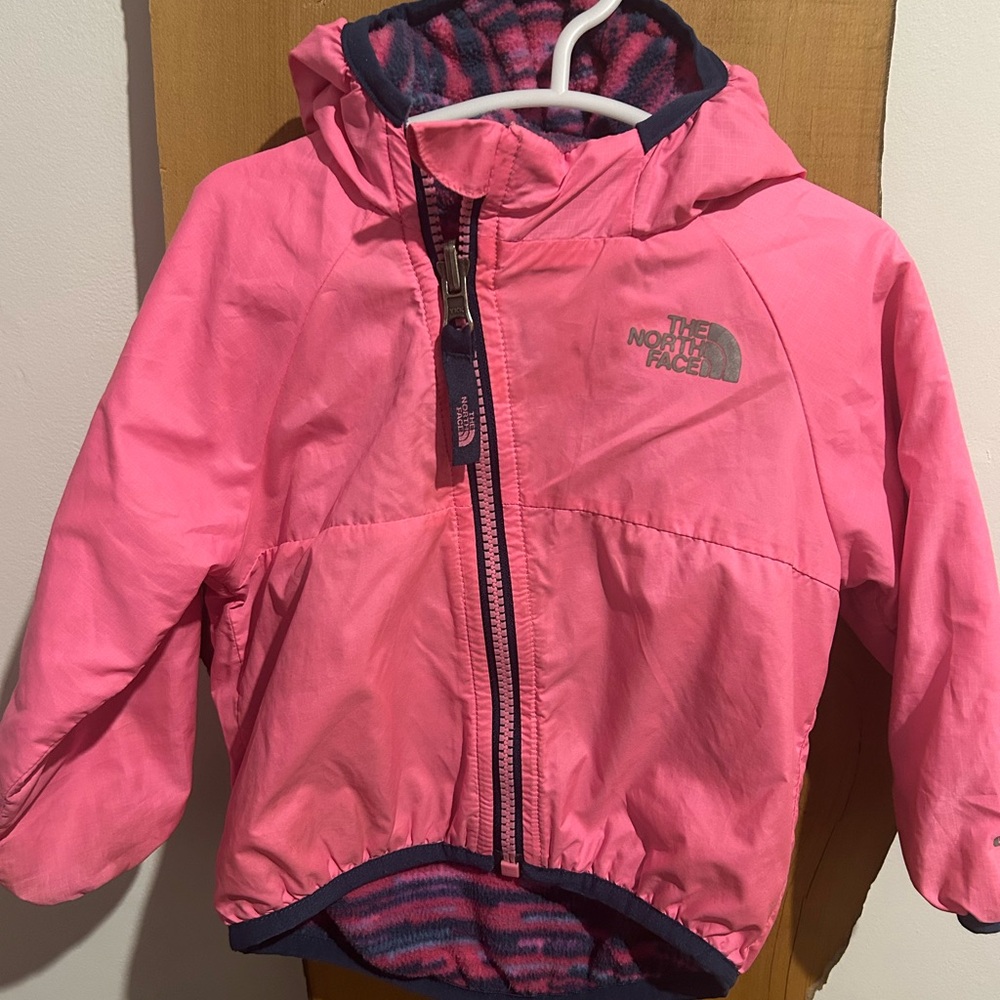 The North Face Vibrant Pink Hooded Jacket
